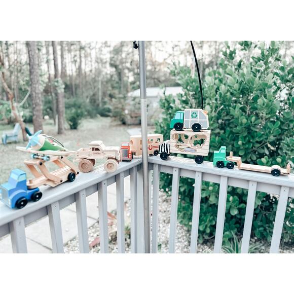 Huge Lot 40pc Wooden Toy Cars Plane Trucks melissa and doug - Picture 7 of 8